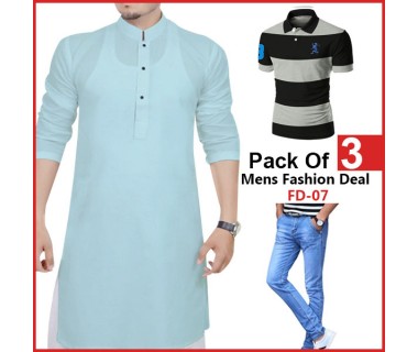 Pack Of 3 Mens Fashion Deal FD-07